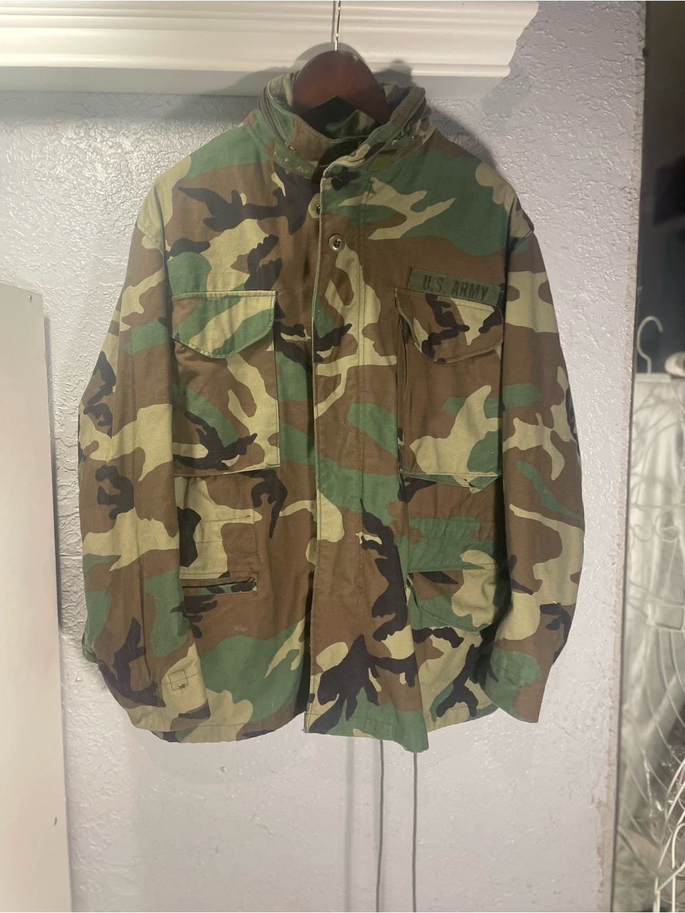 U.S. Army Woodland Camouflage Field Jacket - Green/Brown/Black